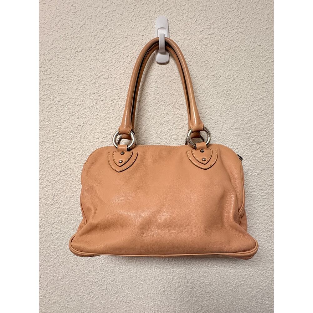 Marc Jacob Leather Shoulder Bag Peach Nude - Picture 4 of 14